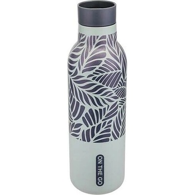 Kitchisimo termoska 450 ml šedá listy