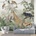 Art Gift Decor Детски фототапет джунгла с животни - лъв, жираф и маймуни
