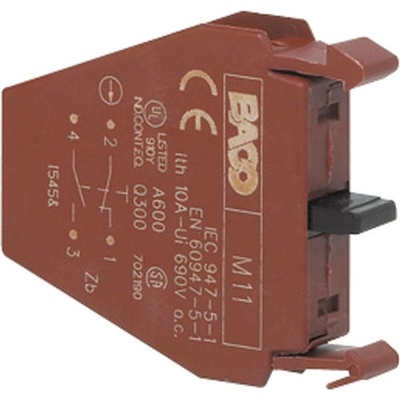 BACO LM11 spínací kontaktní prvek 1 rozpínací kontakt, 1 spínací kontakt bez aretace 600 V 1 ks