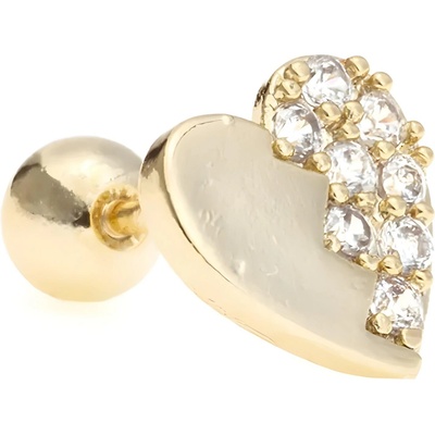 HARAHU Пиърсинг обеца he-23588 - Златна kp23588 (he-23588)