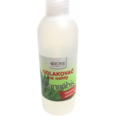 BC Bione Cannabis bezacetonový odlakovač na nechty 200 ml