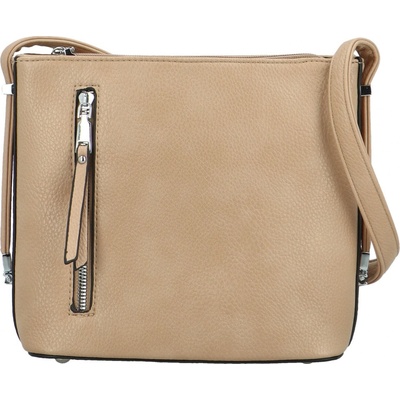 Trendy dámská mini crossbody kabelka Tirila béžová