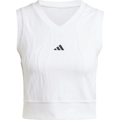 Adidas Tennis Pro Crop Top - Biely