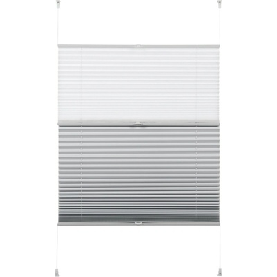 Gardinia Plisovaná roleta EasyFix Day & Night bílá 80 x 130 cm