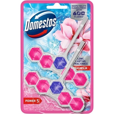 Domestos Освежител за тоалетна 2 x 50 g power5 domestos pink magnolia (C66926)
