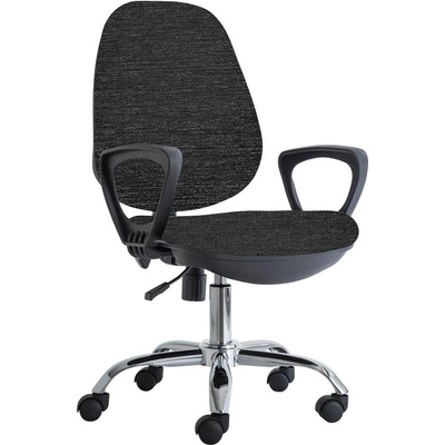 RFG Ергономичен стол RFG Presto Chrome, текстил, до 130 kg, сив (4010120409)