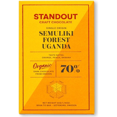 Standout Chocolate 70% Semuliki Forest Uganda 50 g