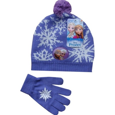 Anna a Elsa zimní set fialový