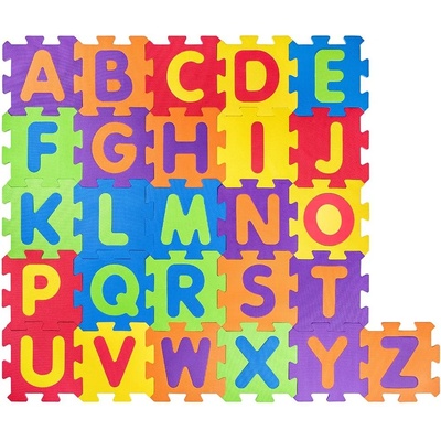 Woodyland Mек пъзел за под Woody с EVA пяна - Английска азбука (91628)