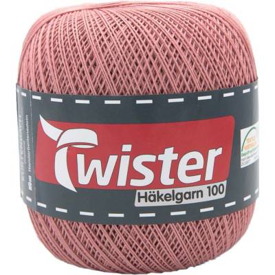 Pletací příze Kurtenbach Twister Häkelgarn 100 Barva: 33 ALTROSA