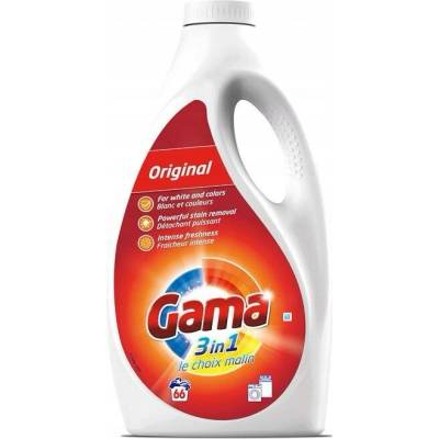 Gama prací gel 3v1 Citrus 3 l 66 PD