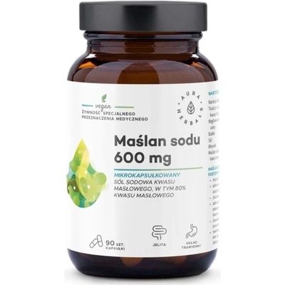 Aura Herbals Butyrát sodný 600 mg 90 kapsúl