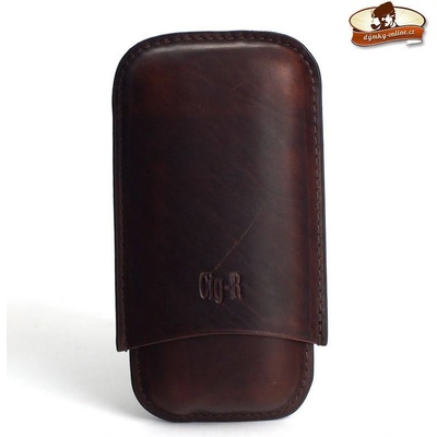 Chacom cig.case brown retro Rob