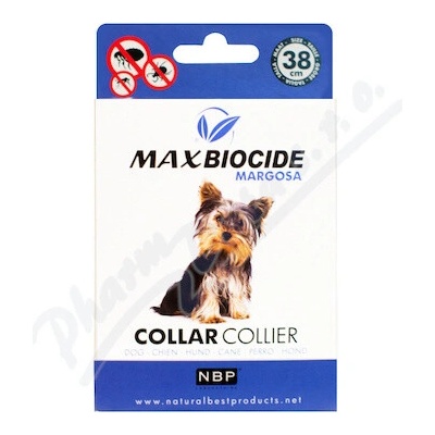 Max Biocide Collar Dog obojek pro psy 38 cm
