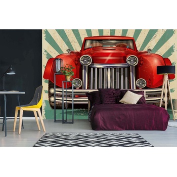 DIMEX ART Самозалепваща се флизелинова фототапета плакат с винтидж кола 375 x 250 см