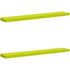 vidaXL Калъфи за пейки, 2 части VUGHT 2 pcs 100% полиестер Яркозелено (950907)