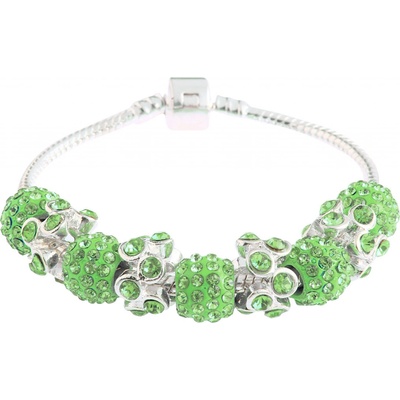Bando náramok Crystal K980 viacfarebný zelená