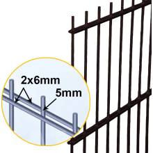 Plotový panel 2D OPTIMAL 6/5/6, bez povrchové úpravy Výška: 430mm