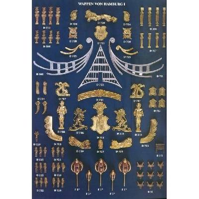 COREL Súprava odlievaných dielov Wappen von Hamburg
