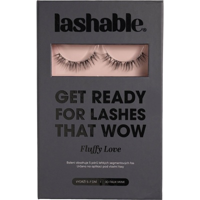 Lashable umělé nalepovací řasy Fluffy Love 8-13mm 5 párů – Zboží Dáma