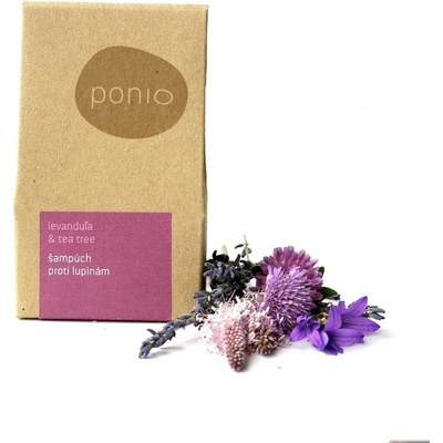 Ponio Levandule a tea tree šampúch proti lupům 60 g