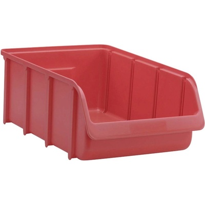 Hünersdorff 675100 skladový box, 5, stohovateľné 489 x 312 x 184 mm, červená, 1 ks; 675100