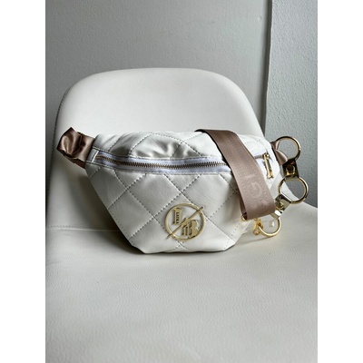 Laura Biaggi Prešívaná crossbody kapsička DX-KB82-whitePIK2