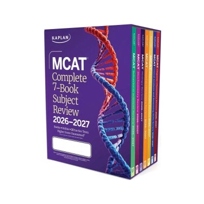 MCAT Complete 7-Book Subject Review 2026-2027, Set Includes Books, Online Prep, 3 Practice Tests