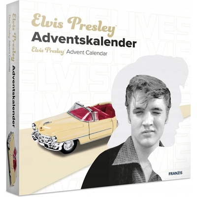Cadillac Eldorado 1953 Elvis Presley Adventní kalendář model na skládání
