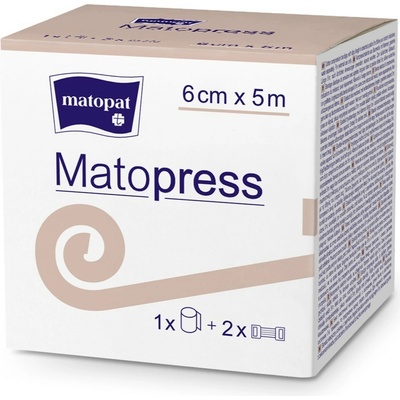 Matopat Elastický obväz Matopat Matopress na kompresiu 6 cm x 5 m