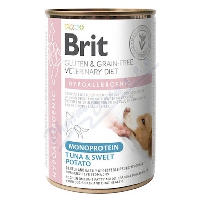Brit Vet. Diet Hypoal. Monopr. Tuna & Sweet Potato 400 g