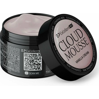 Excellent Pro Cloud Mousse stavební gel vanilla cream 50g