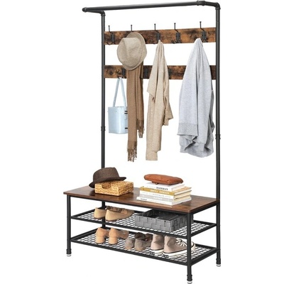 Sconto Predsieňová zostava FINISTER čierna/hnedá
