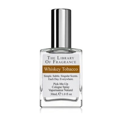 The Library of Fragrance Whiskey Tobacco kolínská voda pánská 30 ml