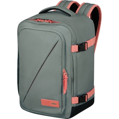 American Tourister TAKE2CABIN Ruksak Sivý Sage/Coral 24L