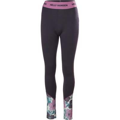 Helly Hansen W Lifa Merino Midw Gra Pant černá/růžová