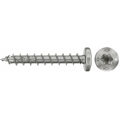 Fischer 574147 skrutky do drevotriesky 4 mm 30 mm TX Nerezová oceľ 200 ks