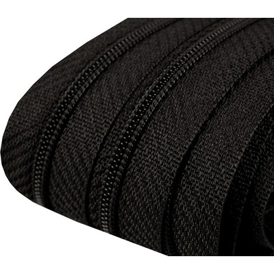 Zip spirálový 3 mm - metráž - různé barvy Zip spirálový 3 mm: 332 Černá