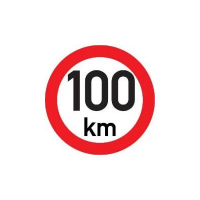 Označení rychlosti 100km, reflexní (pr.200mm) 12538F