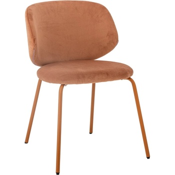 Bloomingville Оранжеви кадифени трапезни столове в комплект от 2 бр. Ponte - Bloomingville (82064513)