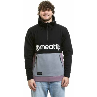 Meatfly мъжка технична суитшърт Tason Orchid / Gray Meatfly | Cheren | МЪЖЕ | M