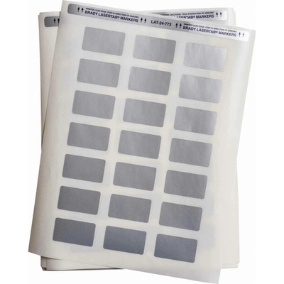 Brady LAT-24-773-1 / 029758, LaserTab Laser Printable Labels, 44.45 mm x 25.40 mm