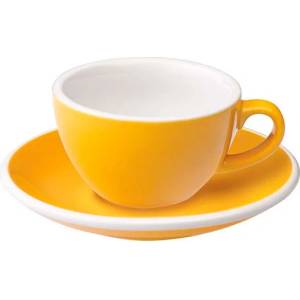 LOVERAMICS Egg - Чаша Flat White 150 ml - Yellow