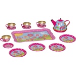 Goki Детски сервиз за чай Goki - Funky Flowers, 14 части (51441) - baby