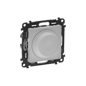 LEGRAND Димер ротативен R5-300W L5-300VA LED5-75W цвят алуминий Valena Life - 752360 (752360)