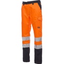 Payper CHARTER POLAR Reflexné zateplené nohavice pánske Fluorescent orange Navy blue