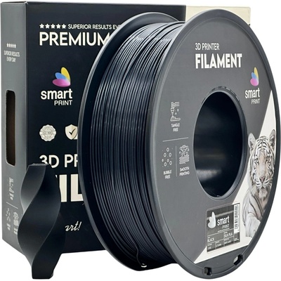 Smart Print FG-S88-E1, 3D филамент, PLA Silk, 1, 75mm, 1000g, Черен (Black) (FG-S88-E1)