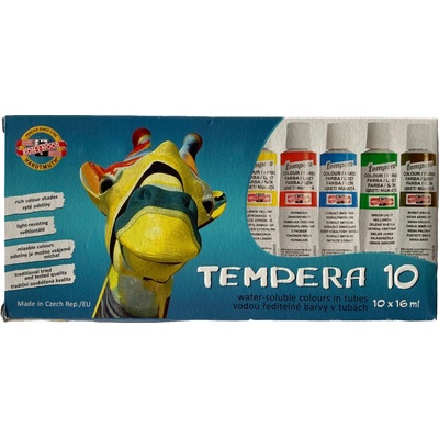 Koh-i-noor Temperové farby 16ml 10 farieb