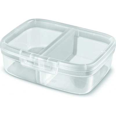 CURVER Snap Box Dóza s přepážkou Transparentní 1,8 l