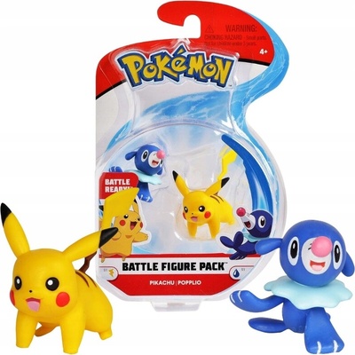 Jazwares Pokémon figurky Pikachu a Popplio